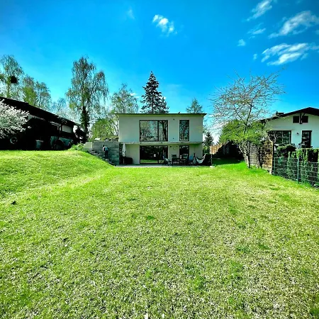 100M2 Fewo Im Haus Am See Mit Garten Bei Potsdam Schwielowsee Exterior photo